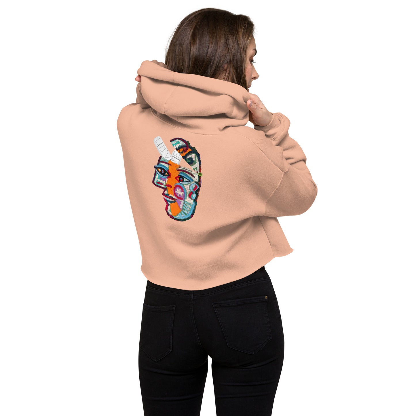 LOVE PILL Crop Hoodie