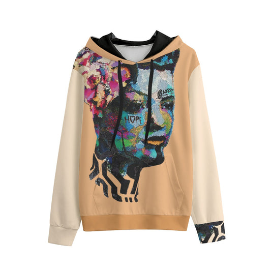 Billie Holiday Remastered Apricot Chiffon Cotton Unisex Pullover Hoodie