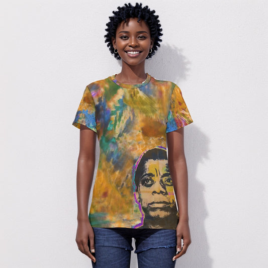 James Baldwin Women's Cotton T-Shirt HUE+MAN Collective