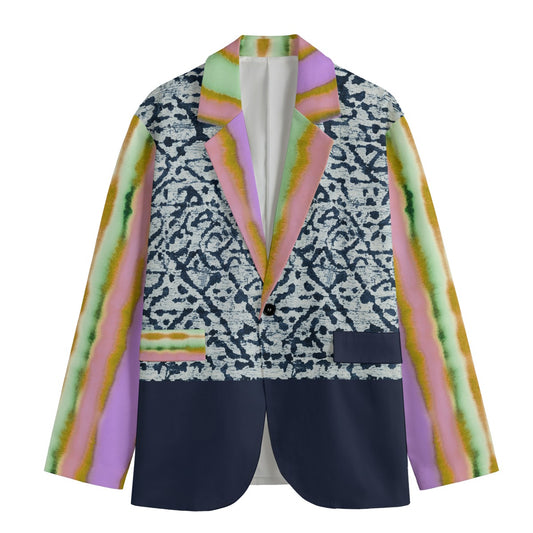 Shibori Gelato Scribe Cotton Blazer