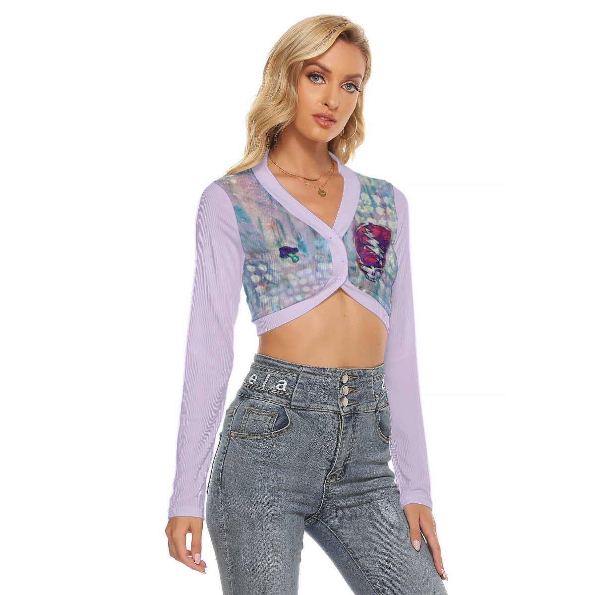 IKO Lavy Taffy JUICE Women's Crop Top Blouse