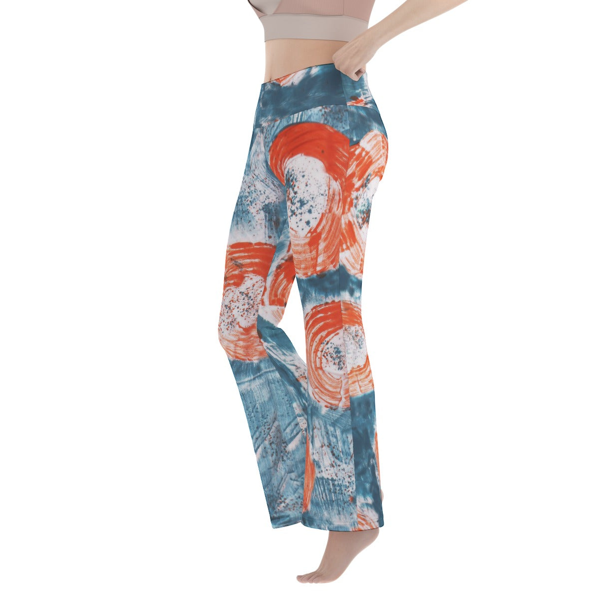 Phish Fisherman Donut  Women's Supa Flare Yoga Pants